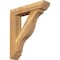 Ekena Millwork Funston Slat Rough Sawn Bracket w/ Offset Brace, Western Red Cedar, 6"W x 26"D x 30"H BKT0604X26X30FST06RWR - alternate 1